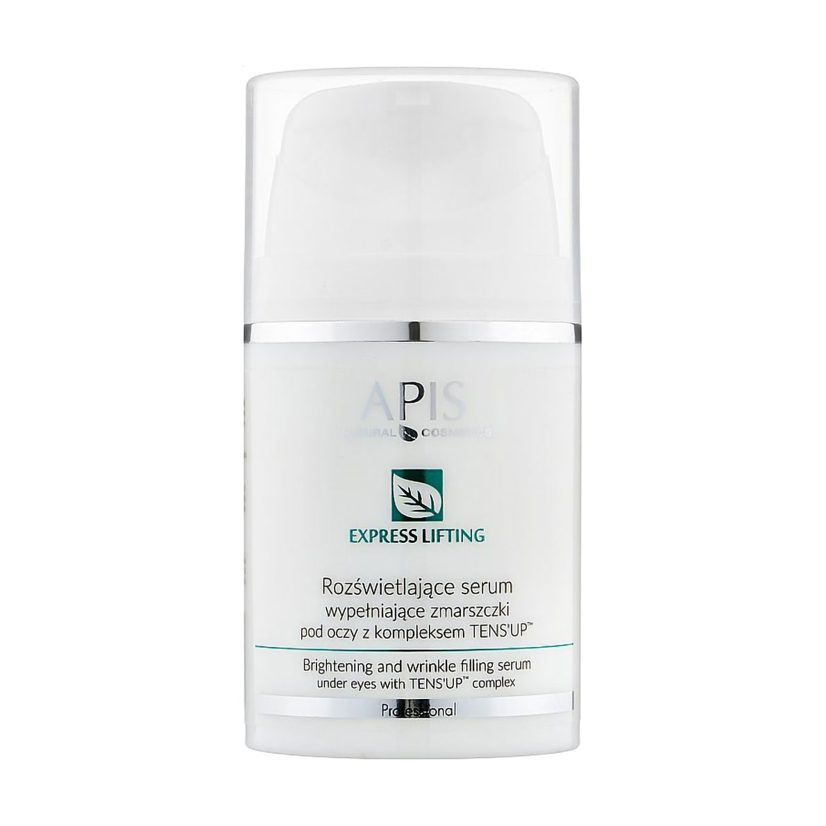 Сироватка для шкіри навколо очей Apis Natural Cosmetics Professional Express Lifting Brightening Filling Wrinkle Serum With Tens Up, 50 мл